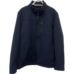 Calvin Klein Men's Soft Shell Jacket Water Resistant Size L